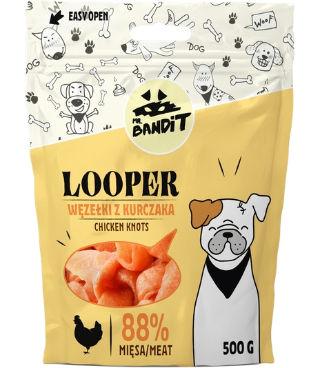 Mr. Bandit Looper Węzełki z kurczaka 500g