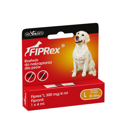 Krople FIPRex - L od 20 do 40kg - 1 sztuka