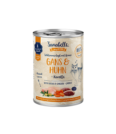 Sanabelle Adult with fine Goose & Chicken & Carrots 380g