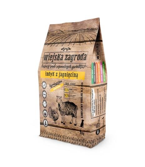 Wiejska Zagroda indyk z jagnięciną 9kg