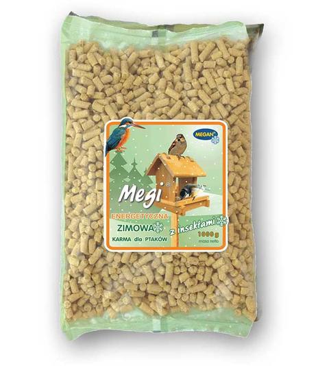 Megi karma zimowa dla ptaków z insektami - 1kg