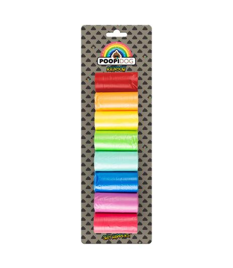 Woreczki na odchody Rainbow 8x15 szt