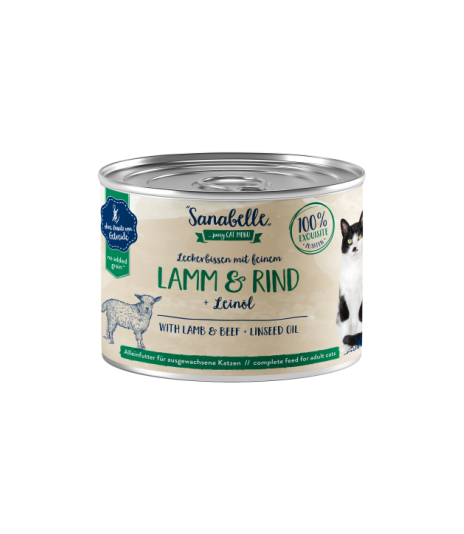 Sanabelle Adult with fine Lamb & Beef 195g