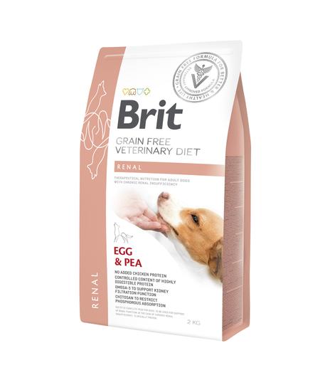 Brit Veterinary Diets Dog GF Renal Egg & Pea 2kg
