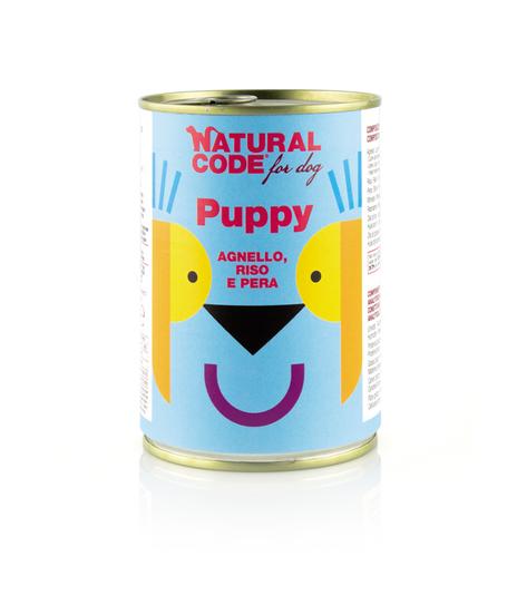 Natural Code Puppy Lamb, rice and pear 400g