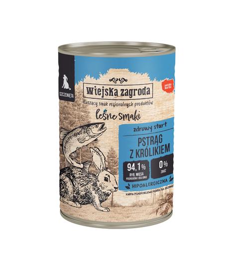 Wiejska Zagroda Leśne Smaki pstrąg z królikiem 400g