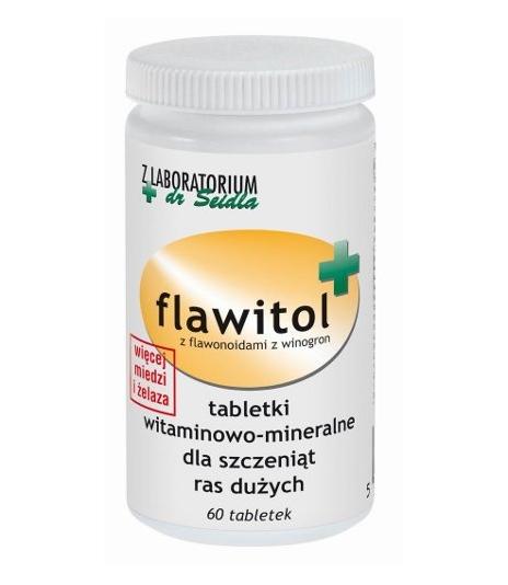 Flawitol dla szczeniąt ras dużych - 60 tabletek