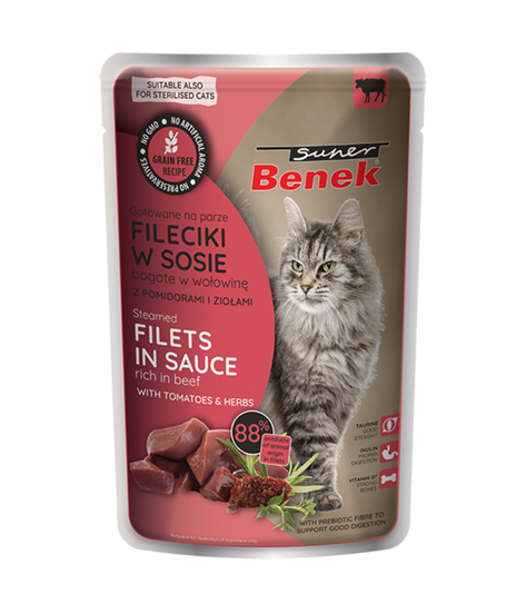 Super Benek Bezzbożowe fileciki w sosie 85g