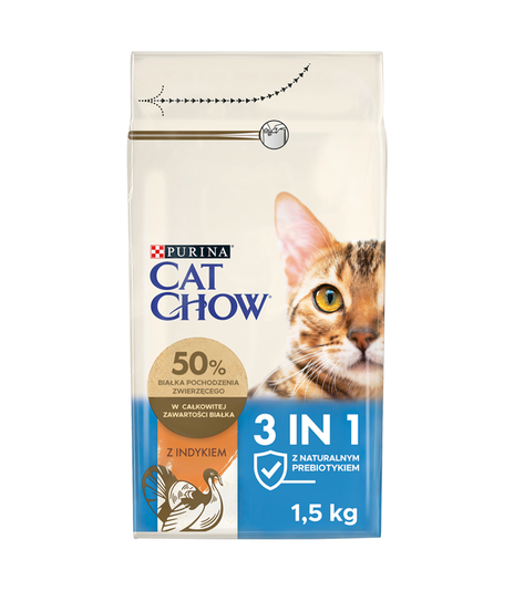 Purina Cat Chow 3w1 1,5kg