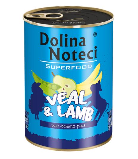 Dolina Noteci Superfood Cielęcina i Jagnięcina 400g