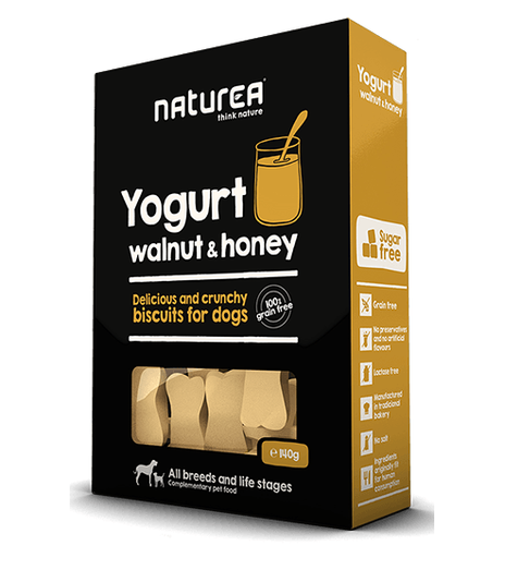 Naturea Biszkopty Jogurt z Orzechami i Miodem 140g