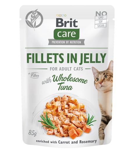 Brit Care Cat Fillets in Jelly Tuna 85g