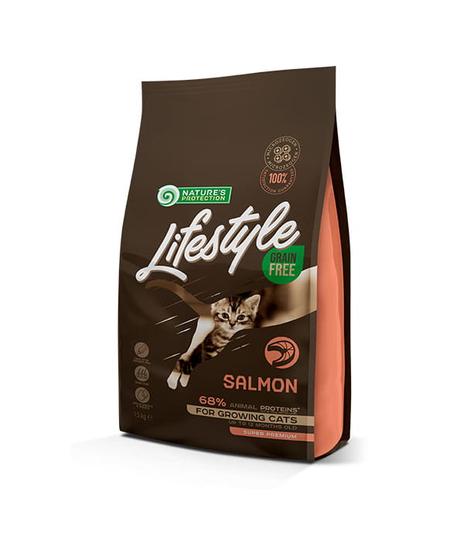 Nature's Protection Lifestyle GF Salmon Kitten 1,5kg
