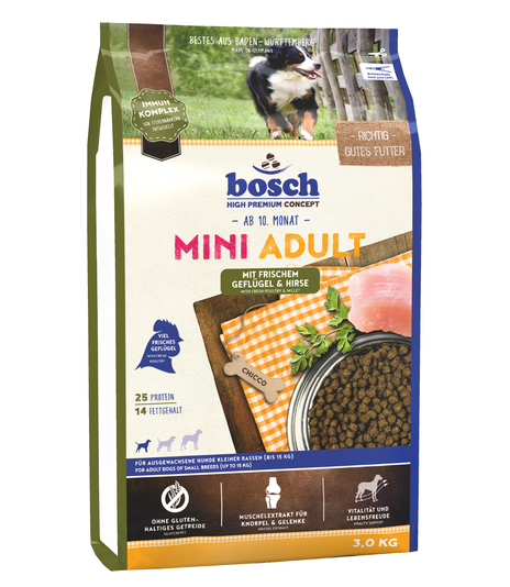 Bosch Mini Adult Poultry & Millet - 3kg