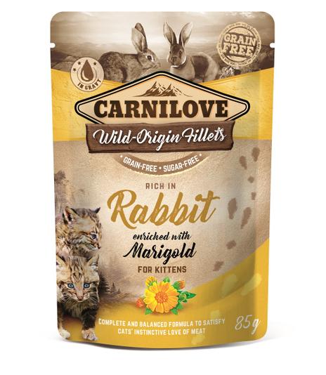Carnilove Cat Rabbit & Marigold Kitten 85g