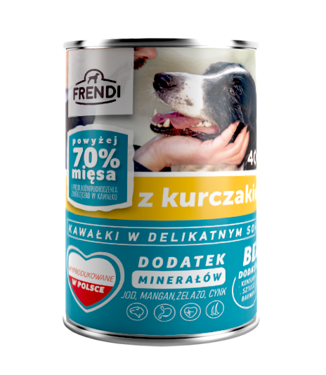 Frendi Kawałki w delikatnym sosie z kurczakiem 400g