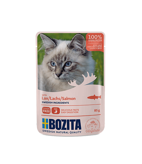 Bozita kawałki w galaretce z łososiem 85g