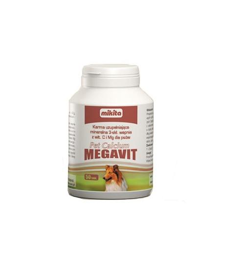 Pet Calcium Megavit - 50 tabletek