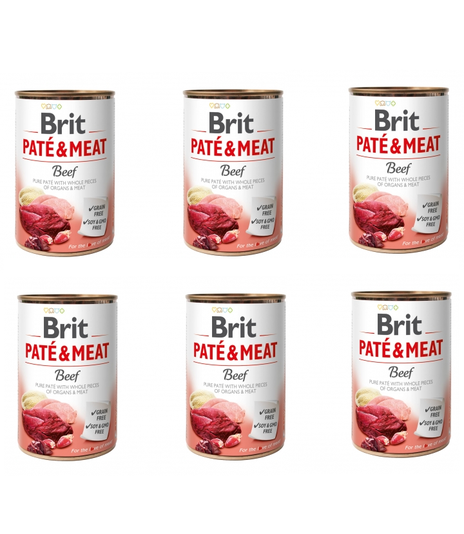 Brit Pate & Meat Beef 6x400g