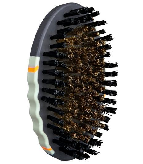 Szczotka z włosiem i mosiądzem - 7 × 12 cm