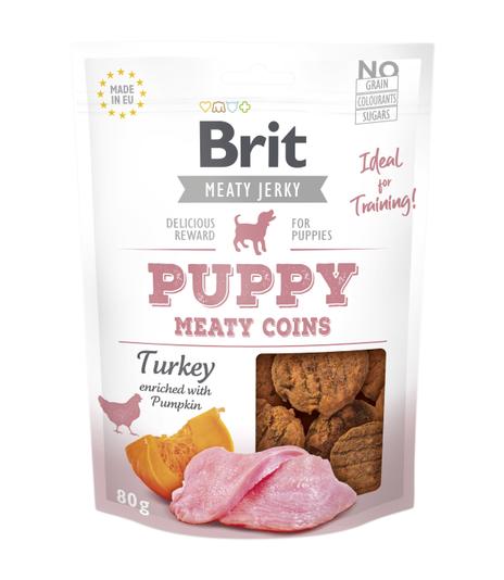 Brit  Turkey Meaty Coins for Puppy 80g