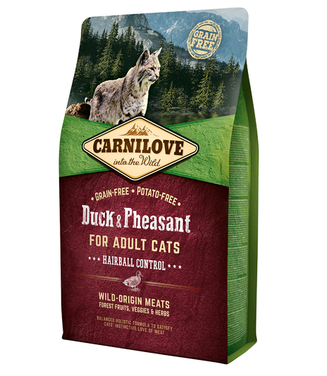 Carnilove Cat Duck & Pheasant Hairball - 2kg