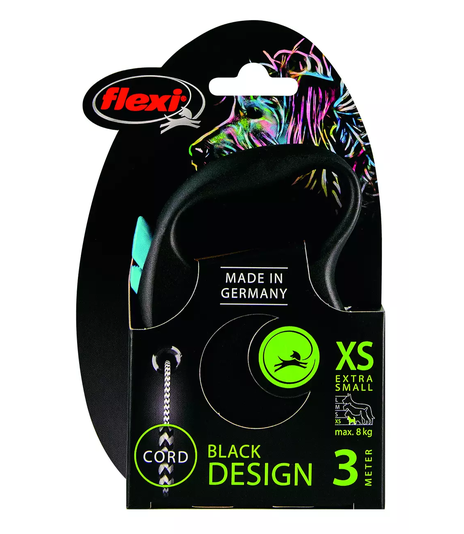 Flexi Black Design XS 3m linka
