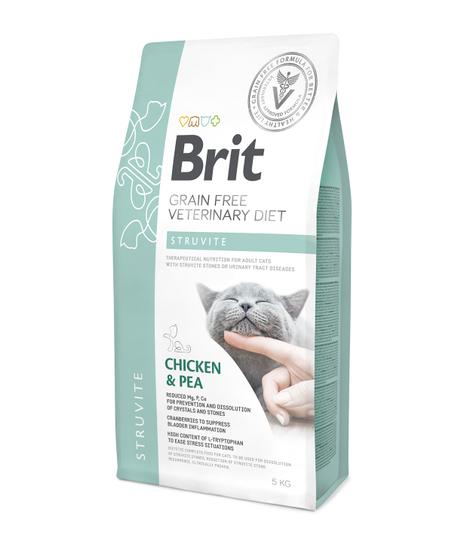 Brit Veterinary Diets Cat GF Struvite Chicken & Pea 5kg