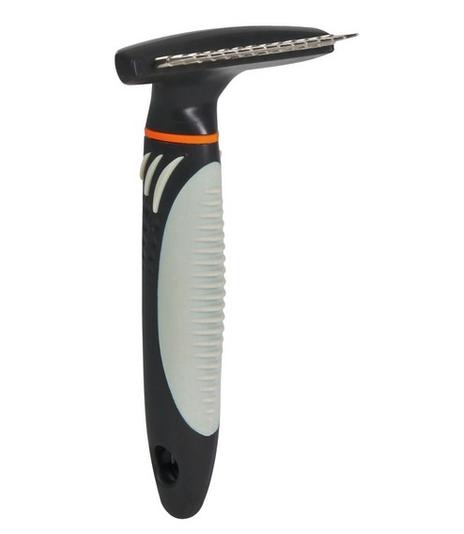 Zgrzebło z obrotowymi zębami - 7x14cm