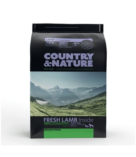 Country & Nature Lamb With Turkey 9kg