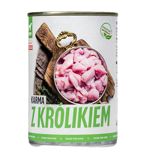 Tuf-Tuf Karma z królikiem 400g
