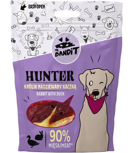 Mr. Bandit Hunter Królik nadziewany kaczką 500g