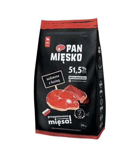 Pan Mięsko Wołowina z koziną 20kg