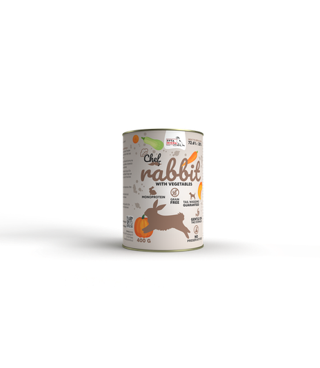 Syta Micha Chef Królik z warzywami 400g