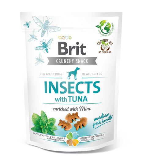 Brit Crunchy Snack Insects with Tuna 200g