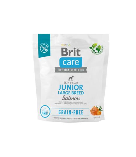 Brit Care Dog Grain-free Junior Large Breed Salmon 1kg