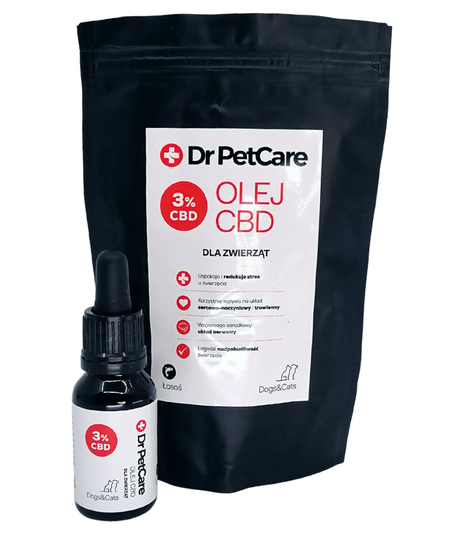 Dr Petcare Olejek CBD 3% łosoś 15ml
