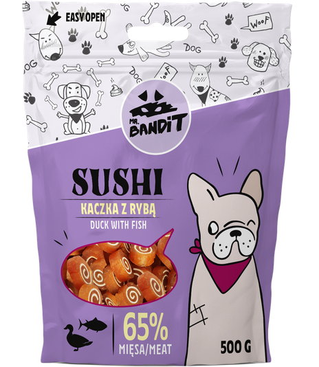 Mr. Bandit Sushi Kaczka z rybą 500g