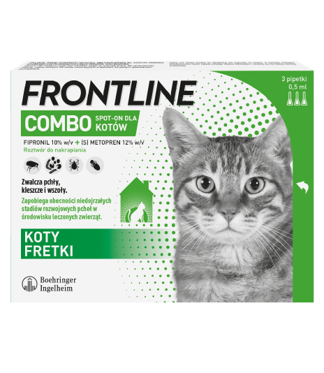 Frontline Krople Combo dla kotów