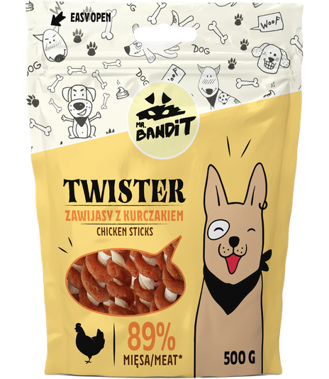 Mr. Bandit Twister Zawijasy z kurczakiem 500g