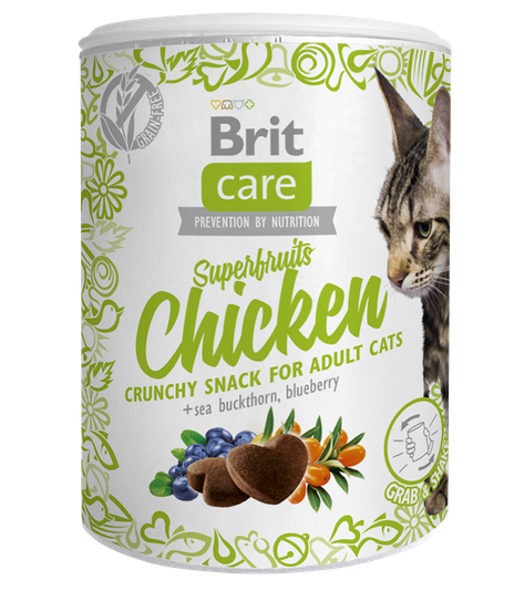 Brit Care Cat Snack Superfruits Chicken 100g