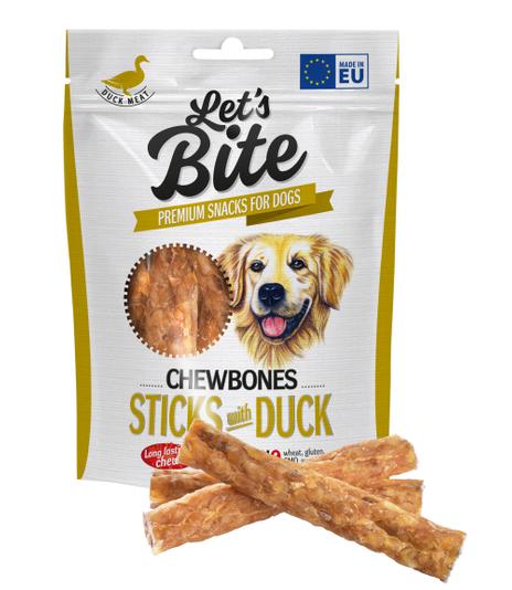Let’s Bite Chewbones Sticks with Duck 120g