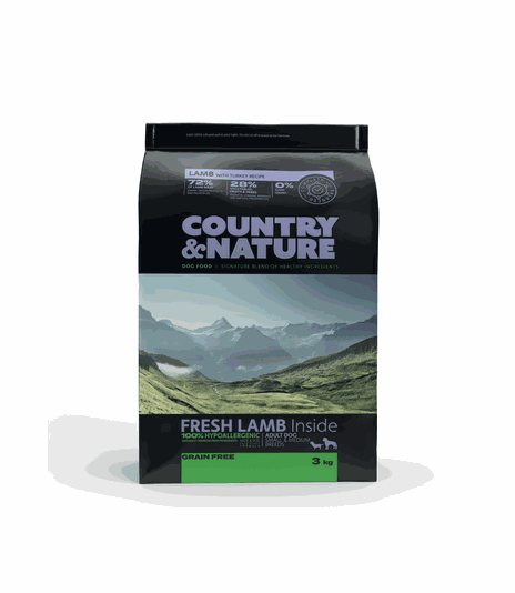 Country & Nature Lamb With Turkey 3kg