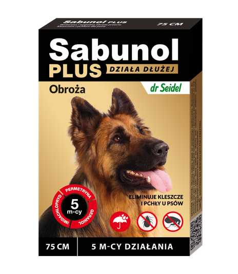 Obroża bójcza Sabunol Plus 75cm