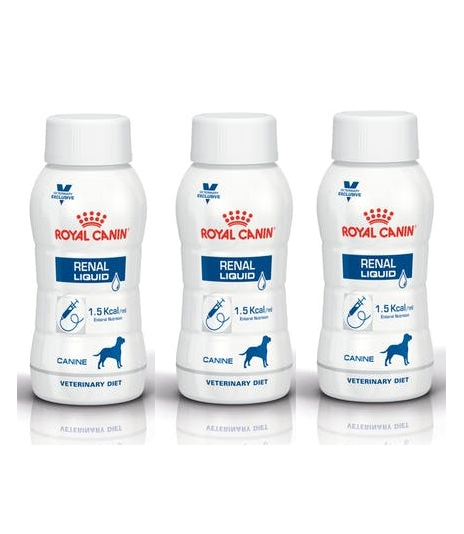 Royal Canin Veterinary Dog Renal Liquid 3x200ml