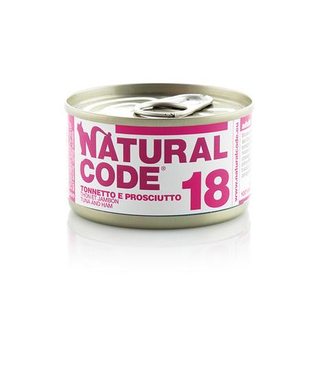 Natural Code Cat 18 Tuna and ham 85g