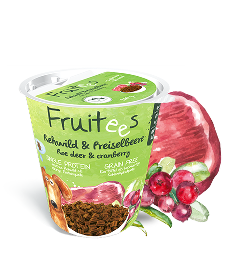 Bosch Fruitees Sarna i żurawina 200g