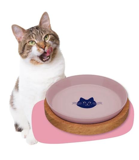 Animal Island talerzyk dla kota 18cm Cashmire Pink