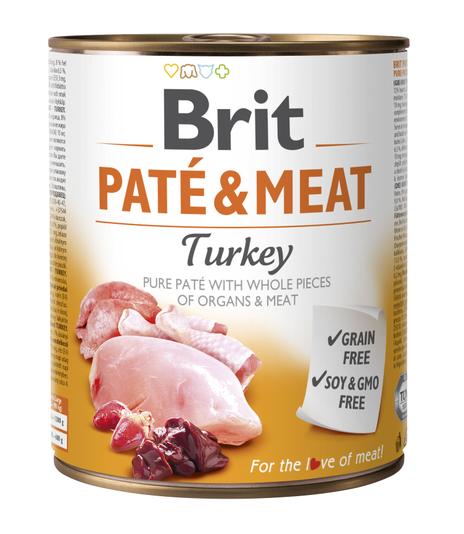 Brit Pate & Meat Turkey 800g