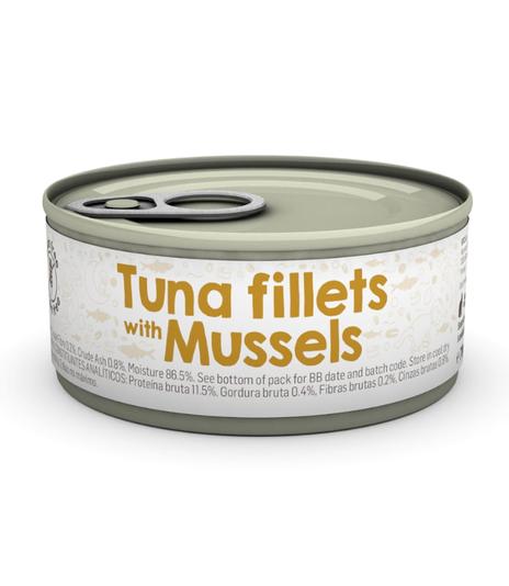 Naturea Tuna fillets with Mussels 70g